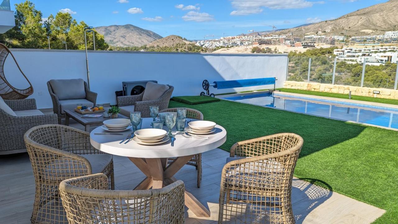 Panoramic Pool & Mountains House Lägenhet Finestrat Exteriör bild